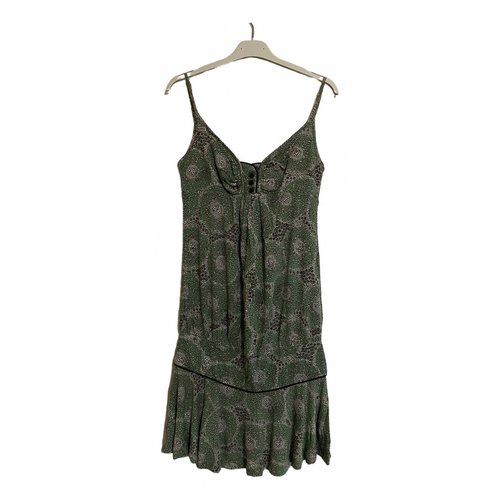 Pre-owned Miss Sixty Mini Dress In Green