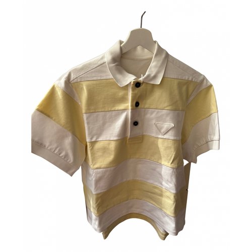 Pre-owned Prada Polo Shirt In Yellow
