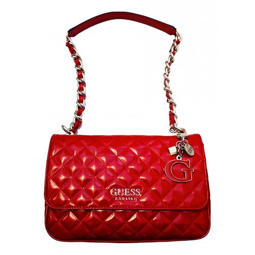 Pre-owned Guess Leather Bag In Red