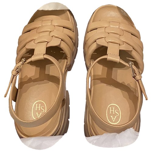 Pre-owned Ash Sandals In Beige