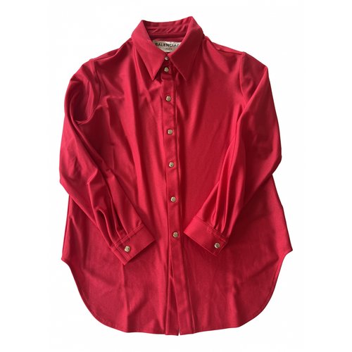 Pre-owned Balenciaga Shirt In Red