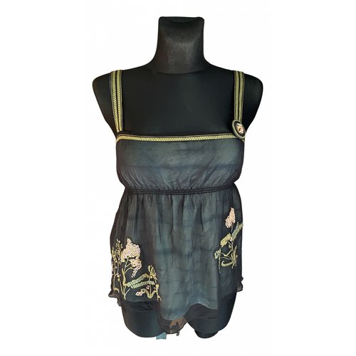 Pre-owned Ted Baker Silk Camisole In Multicolour