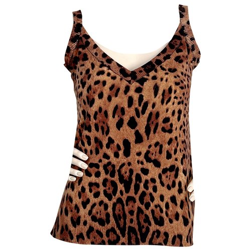Pre-owned Dolce & Gabbana Wool Camisole In Brown