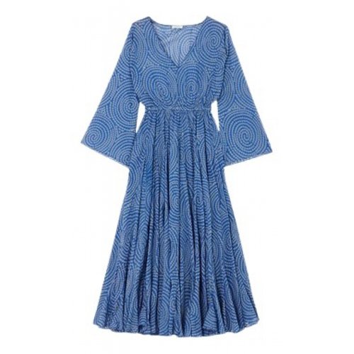 Pre-owned Rhode Mid-length Dress In Blue