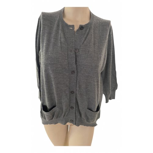 Pre-owned Marni Cashmere Cardigan In Grey
