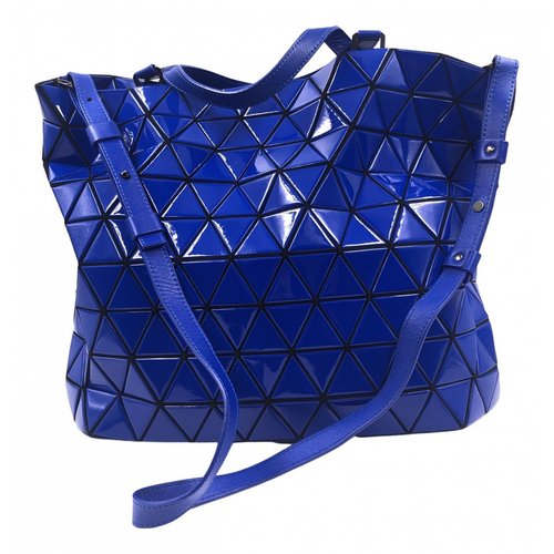 Pre-owned Issey Miyake Handbag In Blue