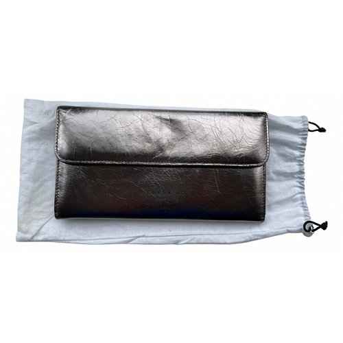 Pre-owned Liebeskind Leather Clutch Bag In Black