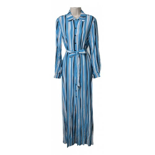 Pre-owned Diane Von Furstenberg Maxi Dress In Blue