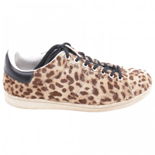 Pre-owned Isabel Marant Étoile Leather Trainers In Brown