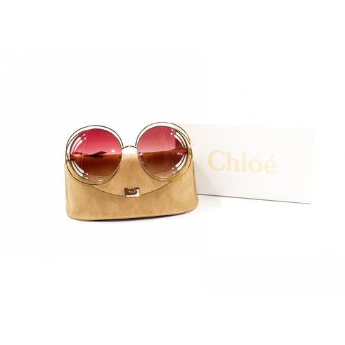 Pre-owned Chloé Sunglasses In Pink