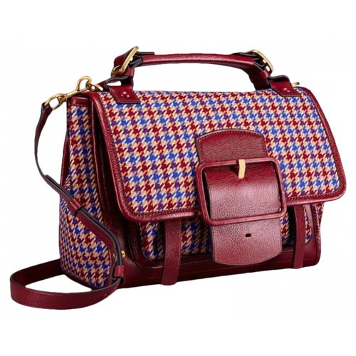 Pre-owned Tory Burch Wool Satchel In Multicolour