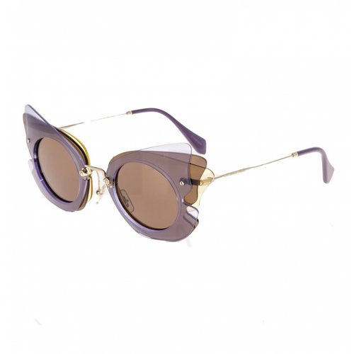 Pre-owned Miu Miu Sunglasses In Purple