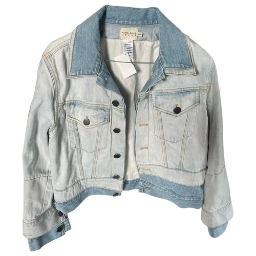 Pre-owned Alice And Olivia Jacket In Blue