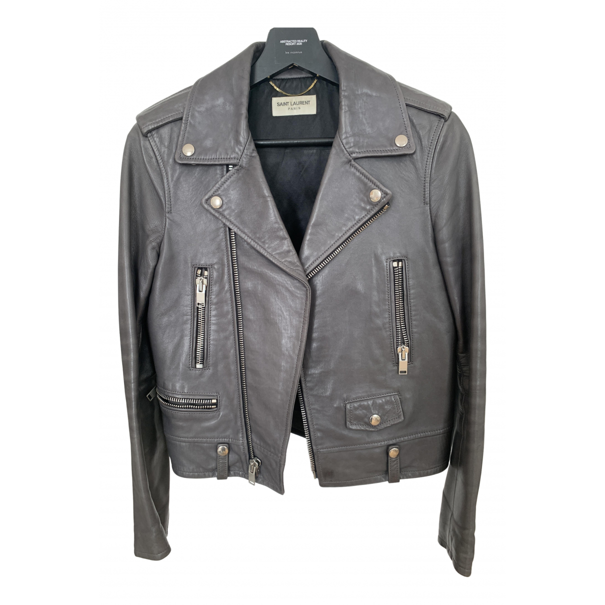 Saint Laurent Velvet biker jacket from 