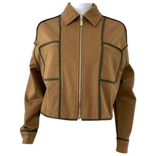 Pre-owned Versace Jacket In Brown