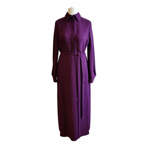 Pre-owned Valentino Maxi Dress In Purple