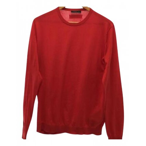 Pre-owned Prada Knitwear In Red