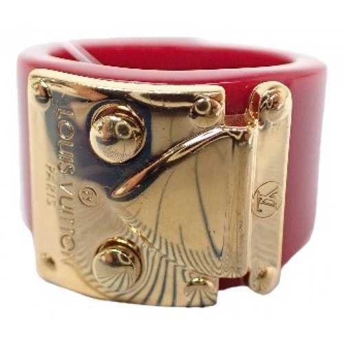 Pre-owned Louis Vuitton Ring In Red