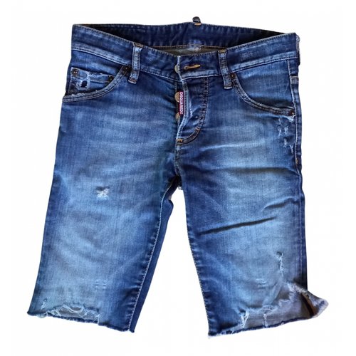 Pre-owned Dsquared2 Short Jeans In Blue