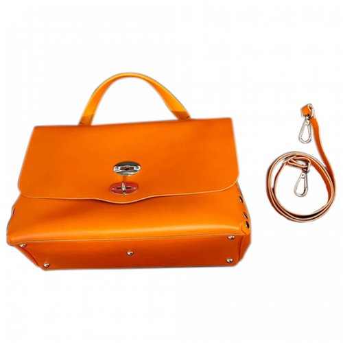 Pre-owned Zanellato Leather Handbag In Orange
