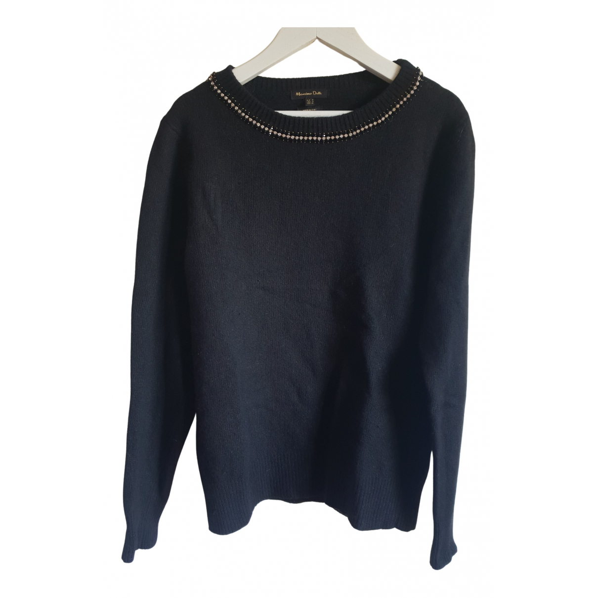 Massimo Dutti Cashmere Jumper Black