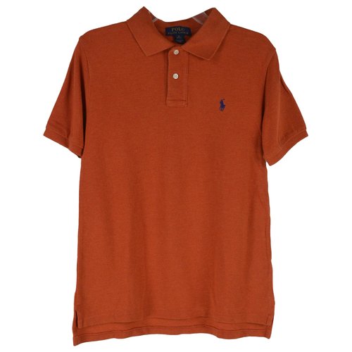 Pre-owned Polo Ralph Lauren Polo Ajustã© Manches Courtes Polo In Orange