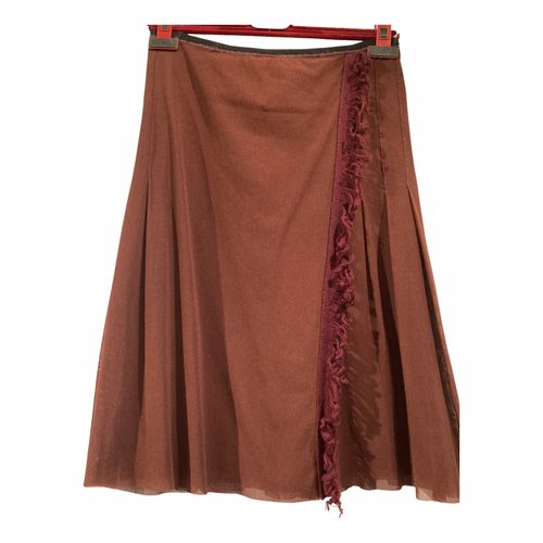 Pre-owned Jean Paul Gaultier Mid-length Skirt In Brown