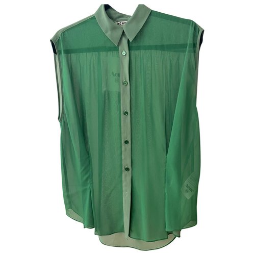 Pre-owned Acne Studios Blouse In Green