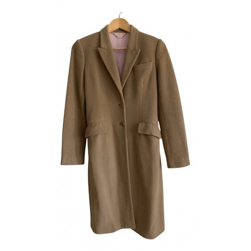 Pre-owned Givenchy Wool Coat In Camel