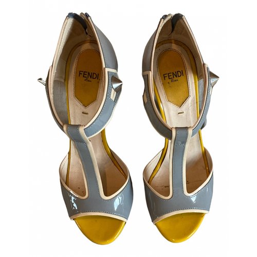 Pre-owned Fendi Patent Leather Heels In Multicolour
