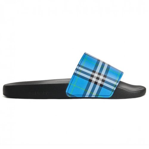 Pre-owned Burberry Sandals In Blue