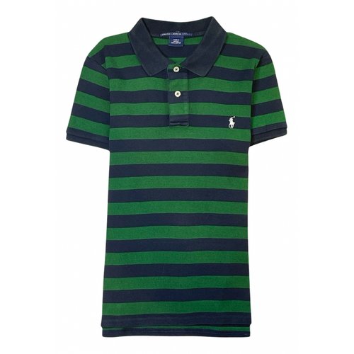 Pre-owned Ralph Lauren Polo Rugby Manches Courtes Polo In Green