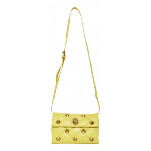 Pre-owned Kurt Geiger Leather Handbag In Yellow