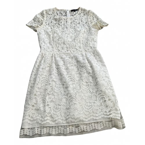 Pre-owned Tara Jarmon Spring Summer 2020 Lace Dress In White