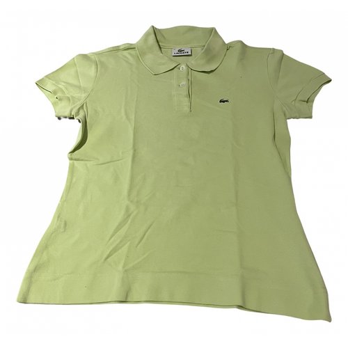 Pre-owned Lacoste Polo In Green