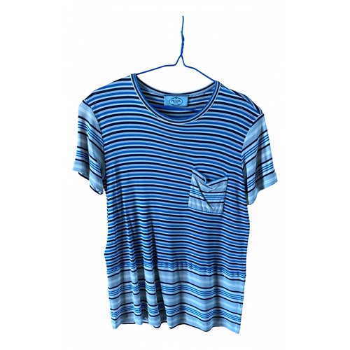Pre-owned Prada T-shirt In Blue