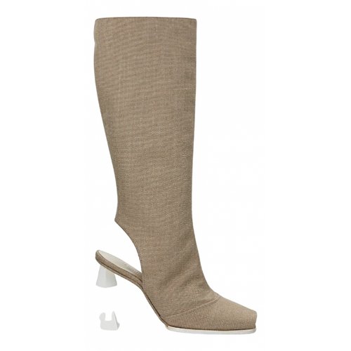 Pre-owned Jacquemus Cloth Boots In Brown