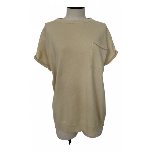 Pre-owned Brunello Cucinelli Cashmere T-shirt In Yellow