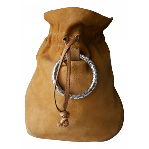 Pre-owned Bottega Veneta Clutch Bag In Brown