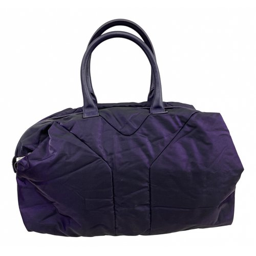 Pre-owned Saint Laurent Easy Handbag In Purple