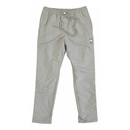 Pre-owned Nike Platinum Trousers In Beige