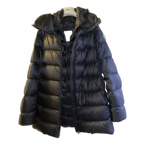 Pre-owned Moncler Classic Parka In Navy