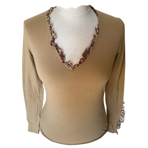 Pre-owned Valentino Blouse In Brown