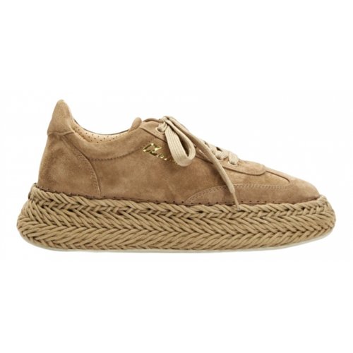 Pre-owned Christian Louboutin Espadrilles In Brown