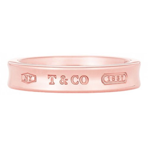 Pre-owned Tiffany & Co Tiffany 1837 Ring In Pink