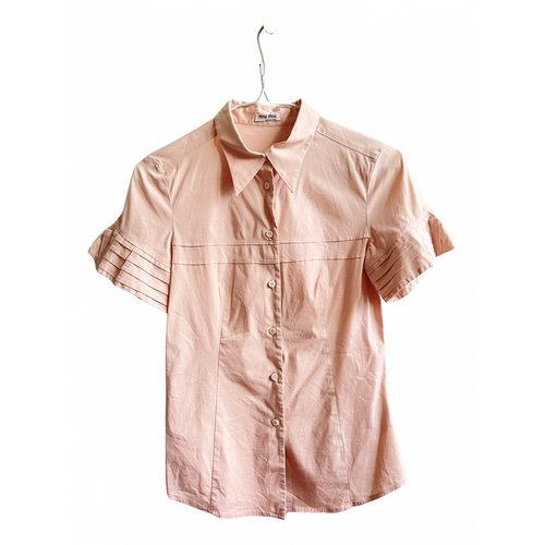 Pre-owned Miu Miu Shirt In Pink