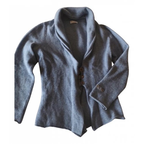 Pre-owned Brunello Cucinelli Cashmere Cardigan In Turquoise