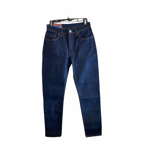 Pre-owned Acne Studios Blå Konst Slim Jeans In Blue