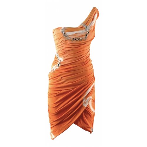 Pre-owned Blumarine Mini Dress In Orange