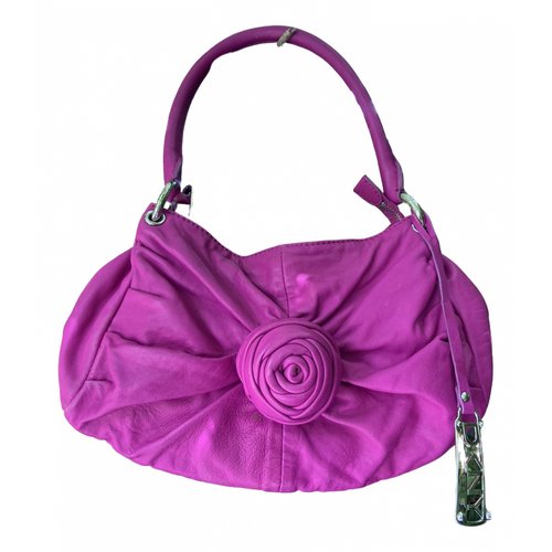 Pre-owned Dkny Vegan Leather Handbag In Pink